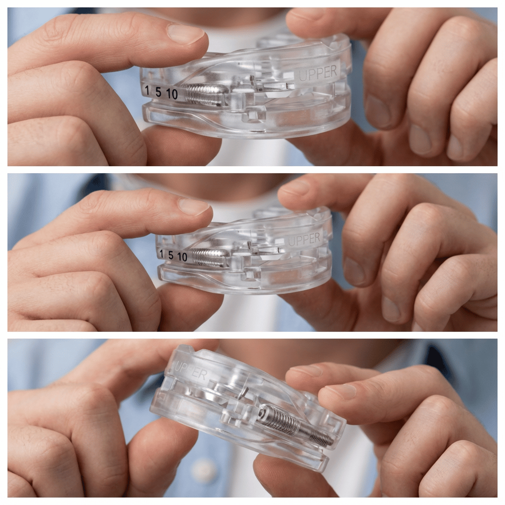Adjusting the Zenouv mouthpiece
